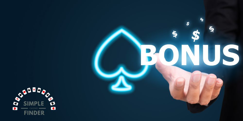 Emozionanti elementi colorati del casinò con carte da gioco, dadi e fiches, che rappresentano l'eccitazione di ottenere i migliori bonus dei casinò online